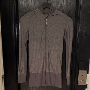 Lululemon Gray Zip-Up Hoodie